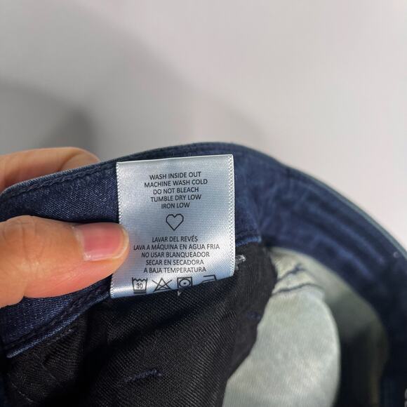 New Cello Size 11 Dark Wash Mid Rise Skinny Jeans Deluxe Comfort Cotton Stretch - Picture 11 of 11